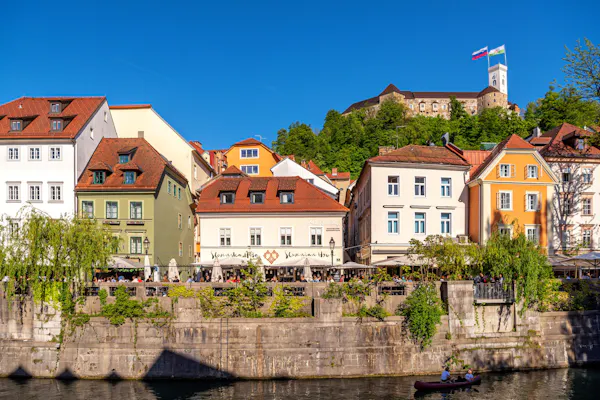 Centre-ville de Ljubljana & Château de Ljubljana : Visite guidée