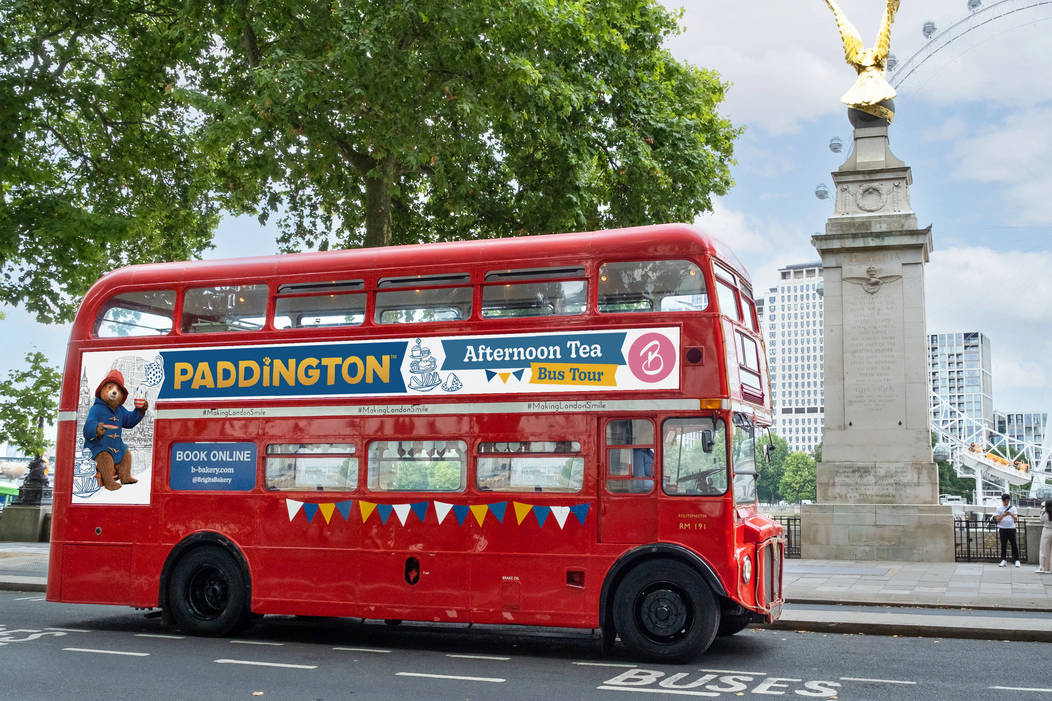 London: Paddington Afternoon Tea Sightseeing Bus Tour
