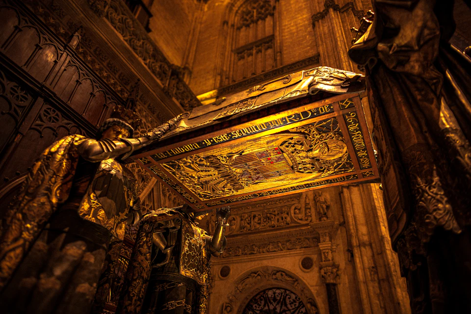 statue inside the cathedral
