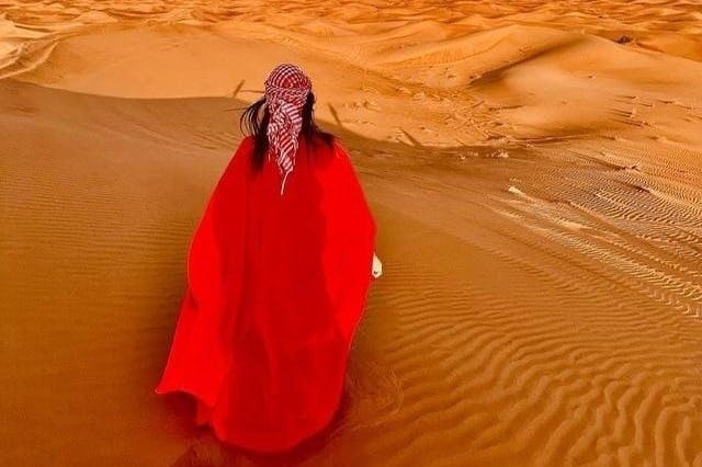 Červená písečná poušť