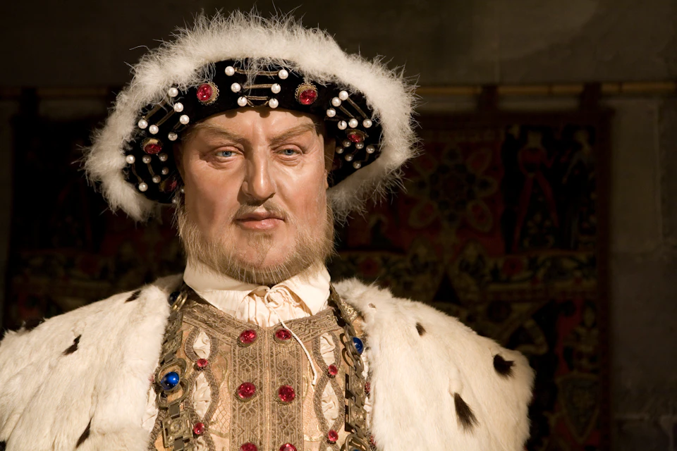 Wax figure of Henry VIII.