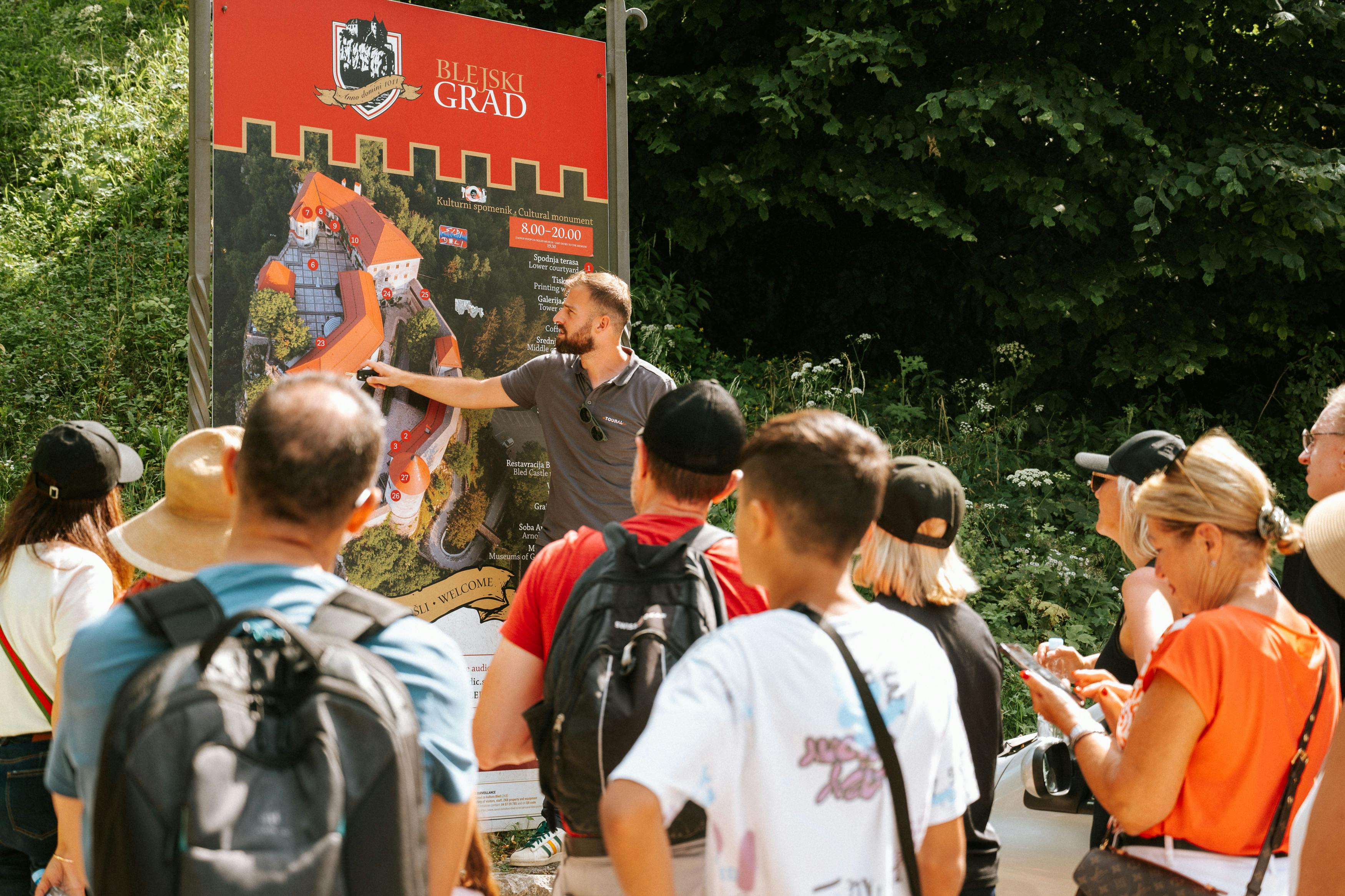 Bled Castle audience