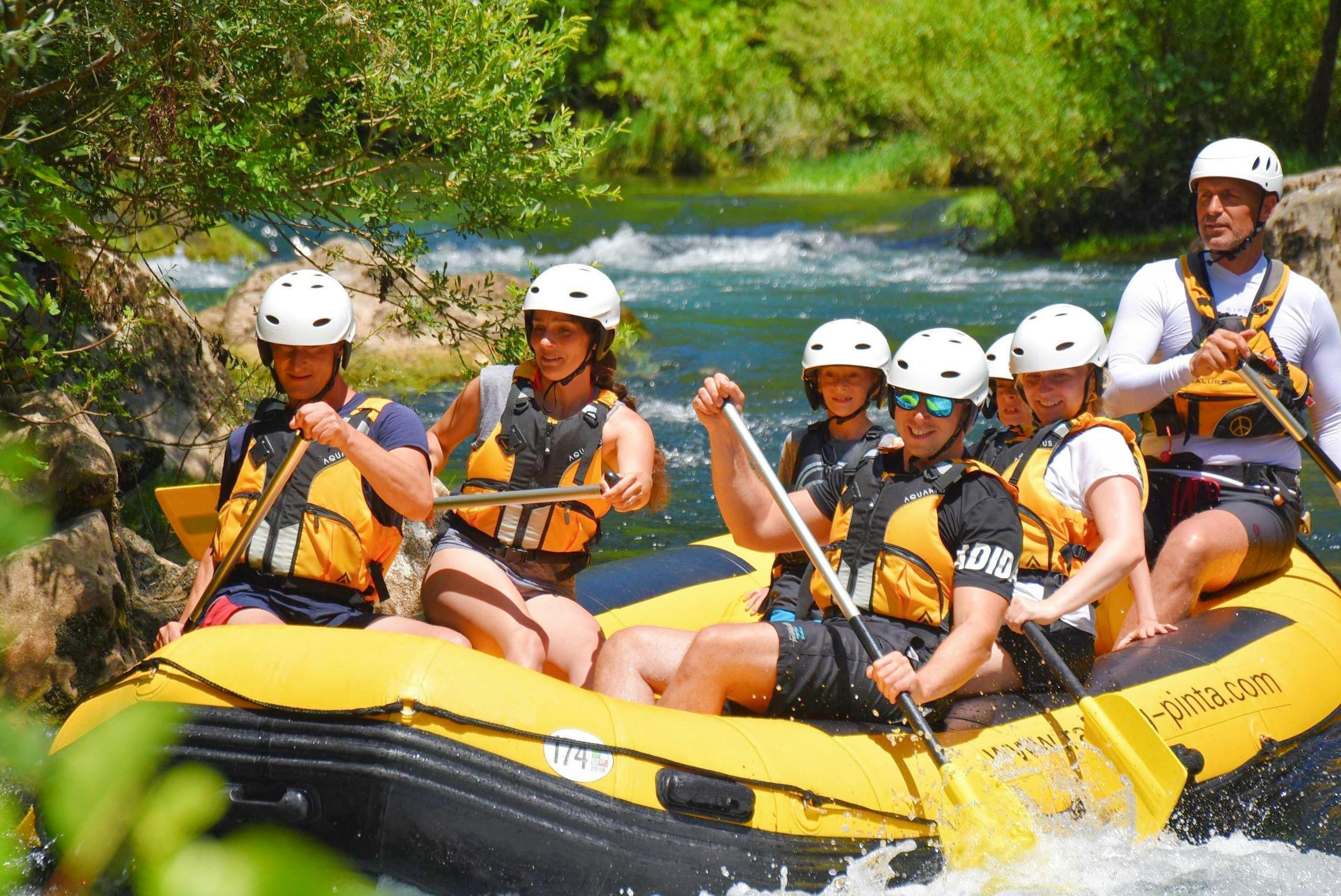 Rafting sul fiume Ayung