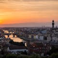 Florence bij zonsondergang