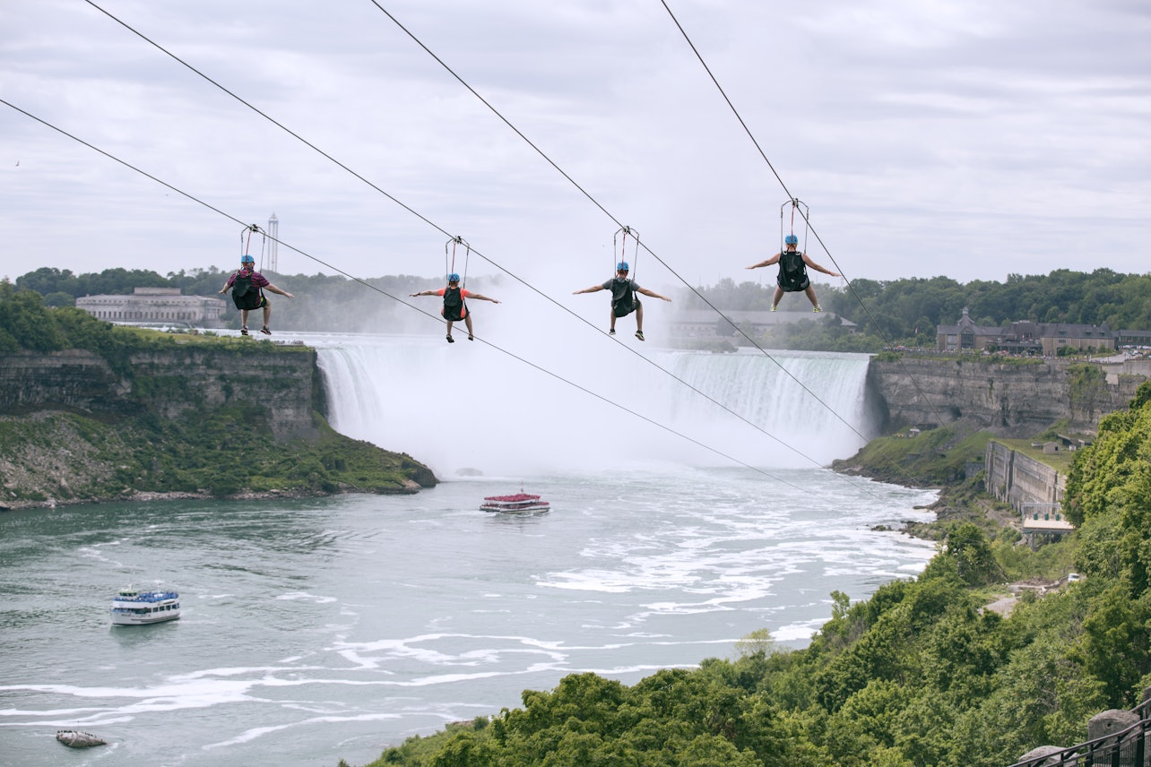 WildPlay Niagara Falls: Tirolesa a las cataratas - Alojamientos en Cataratas del Niágara