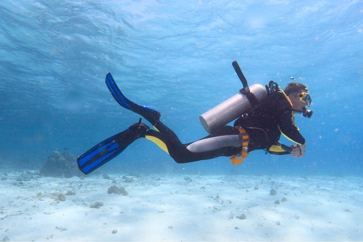 potápění v Dubaji