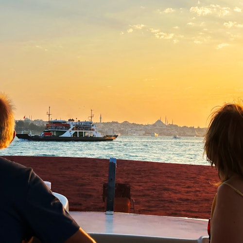 Istanbul: Bosphorus & Golden Horn Sunset Yacht Cruise with Expert Guide