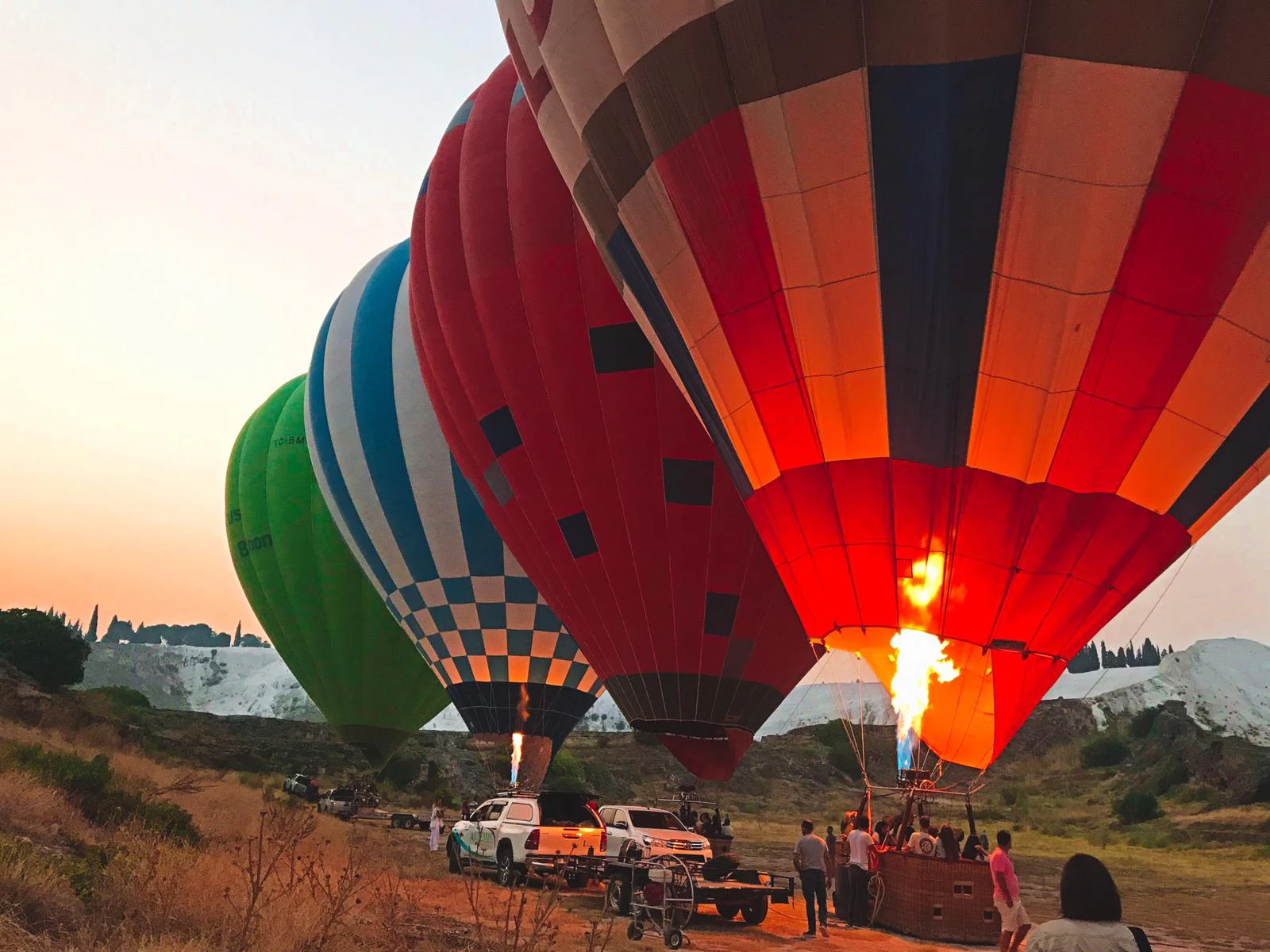 Hot Air Balloon Flight in Pamukkale