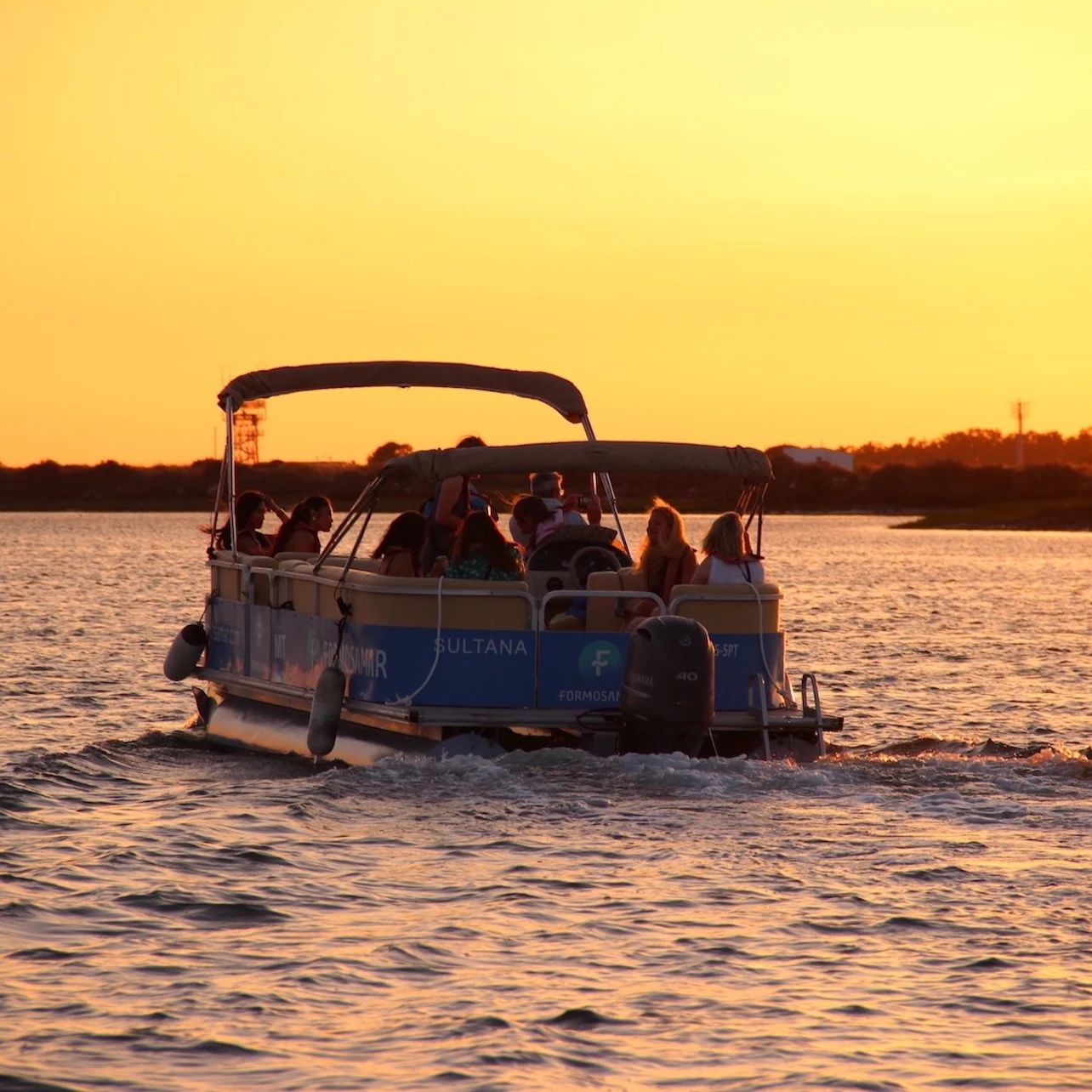 Ria Farmosa: Guided Sunset Boat Tour