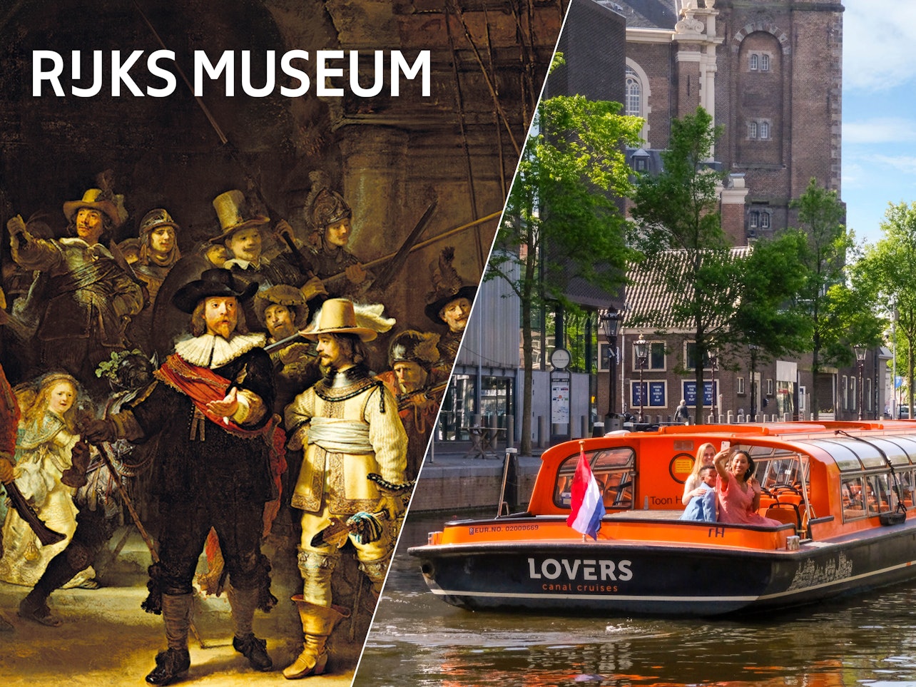 Crucero por los canales y Rijksmuseum - Alojamientos en Amsterdam