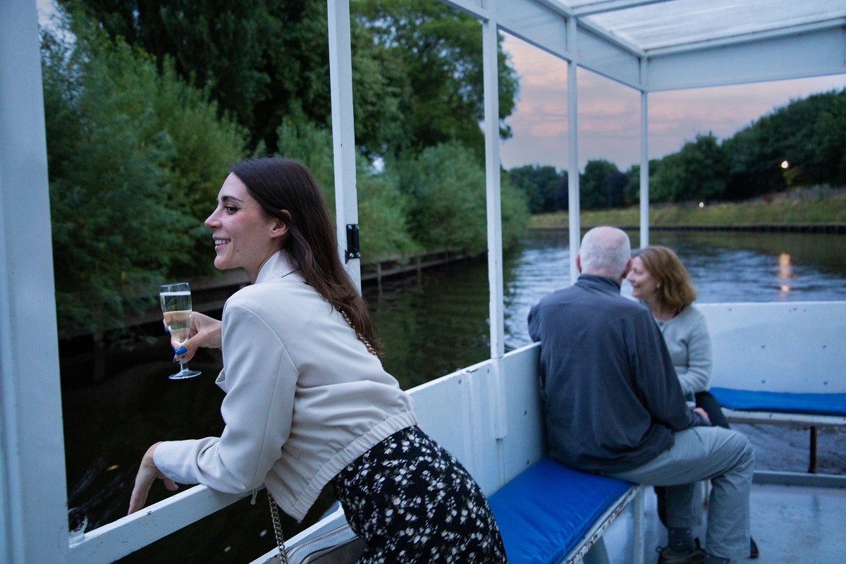 York: Paseo en barco nocturno por el río Ouse