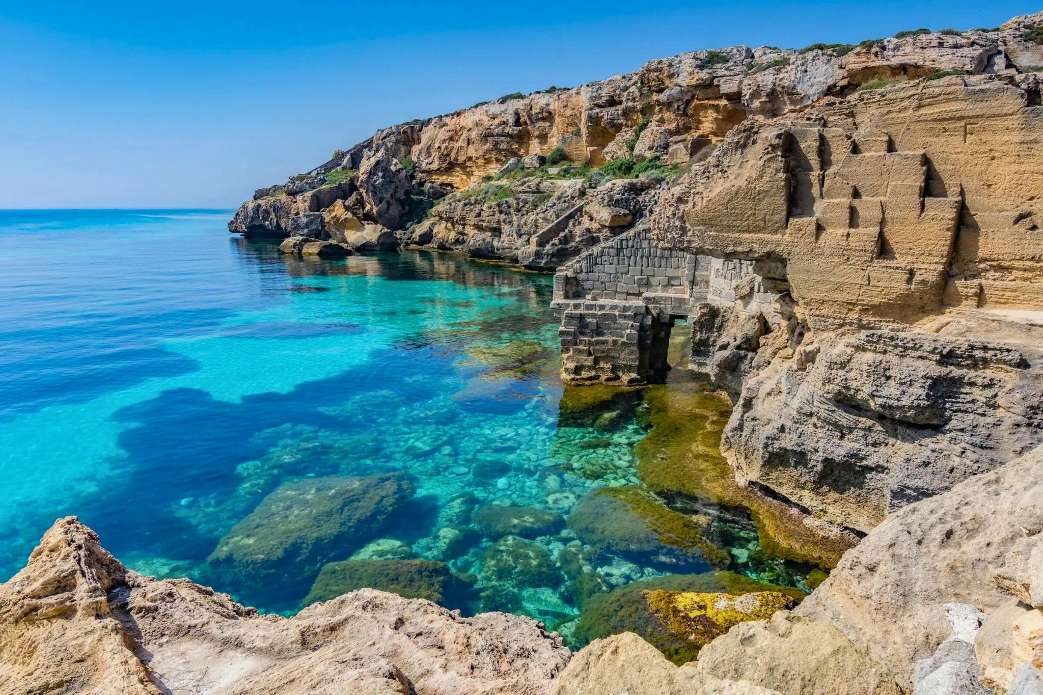 Favignana e Levanzo: Tour in barca da Trapani + Pranzo e aperitivo — 5