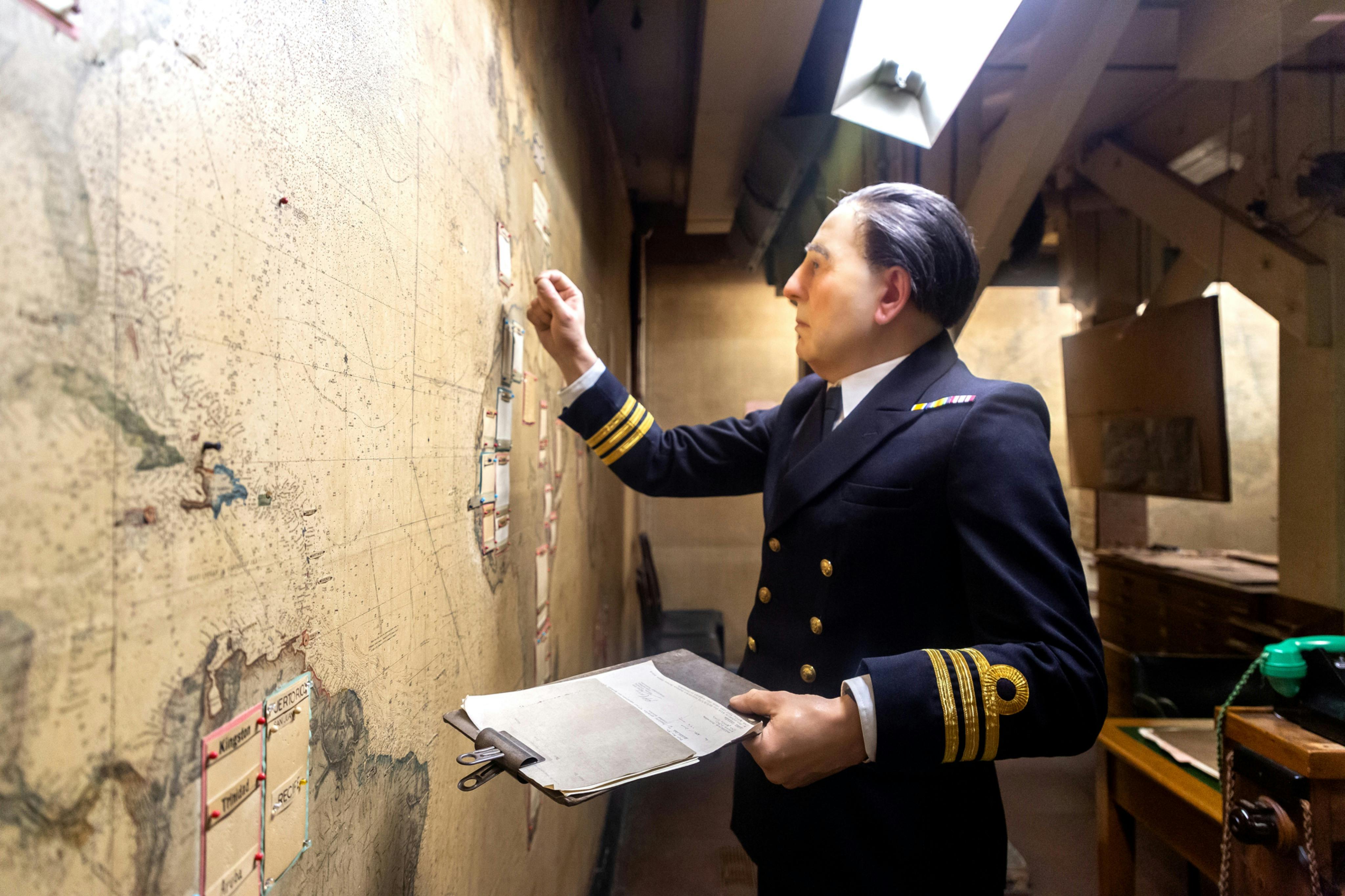 Attack planning inside Churchill war room