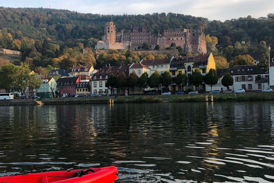 Blick auf das Schloss Heidelberg