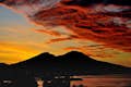 Vesuvius bij zonsondergang