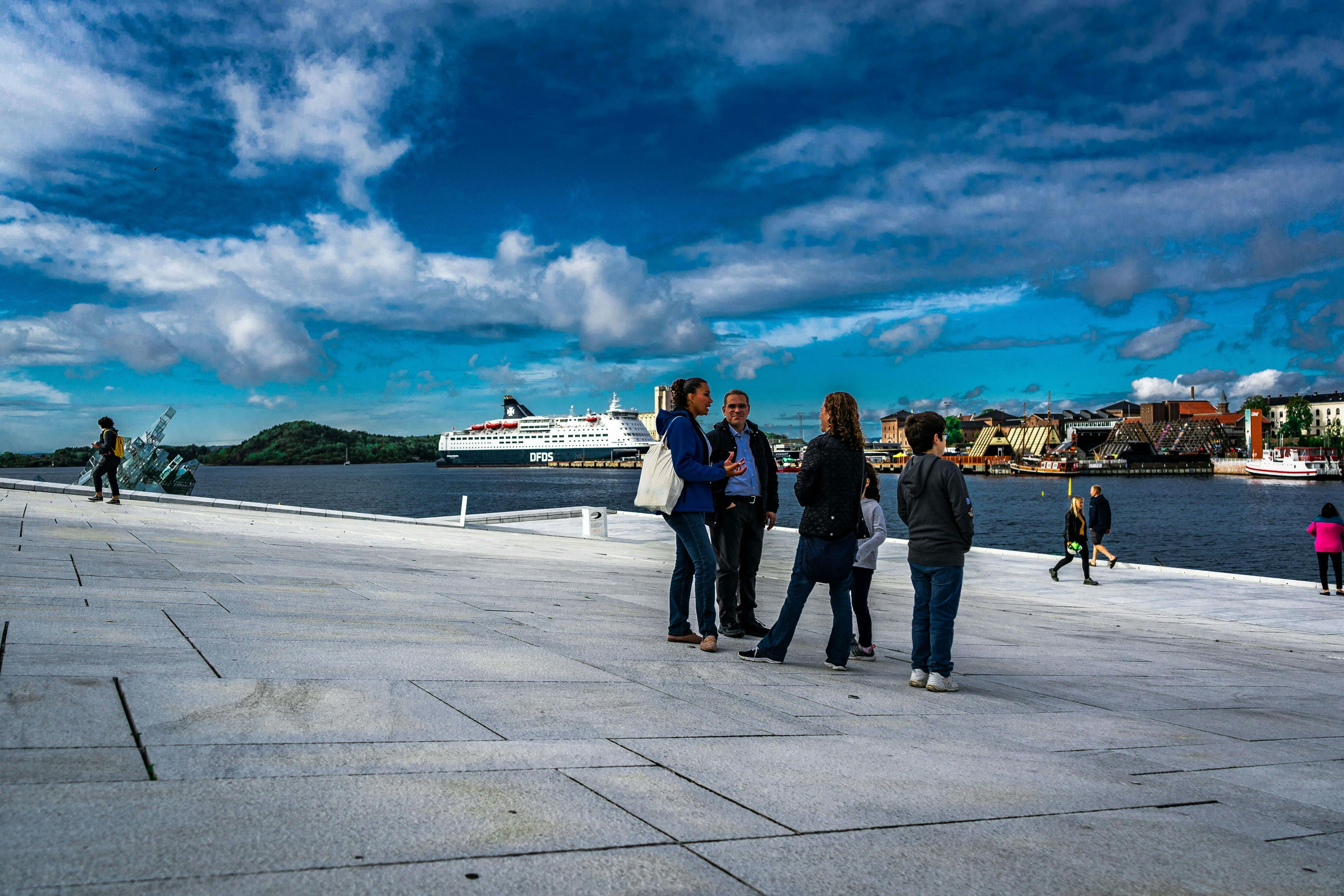 Views of the Oslo Fjord from the Opera House