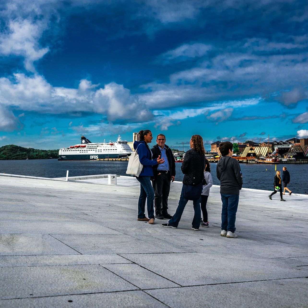 Views of the Oslo Fjord from the Opera House