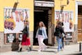 Groep tijdens de Madrid oude stad wandeltour