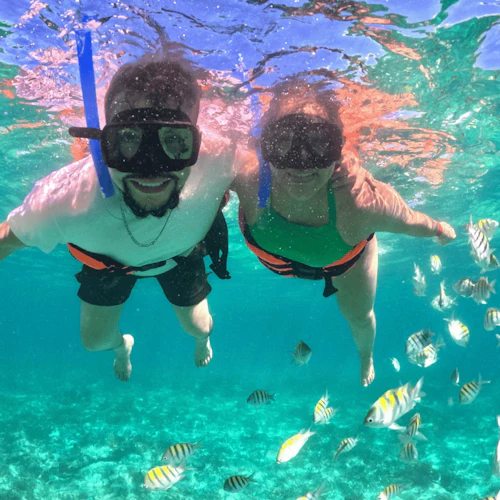 Cancun: Catamaran Tour with Snorkeling, Buffet Lunch & Drinks - Photo 3