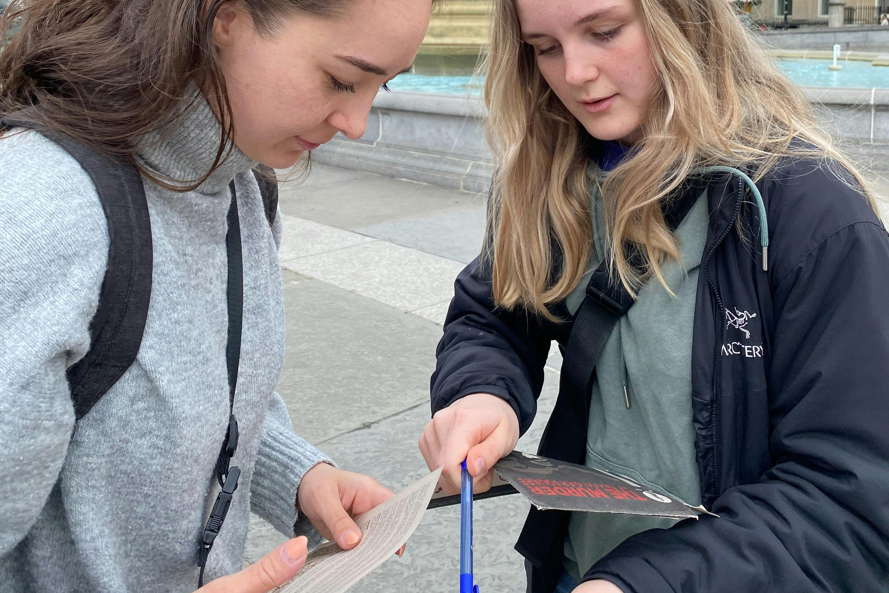 Going through the map