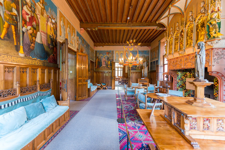 The Blue Salon, the women's room.