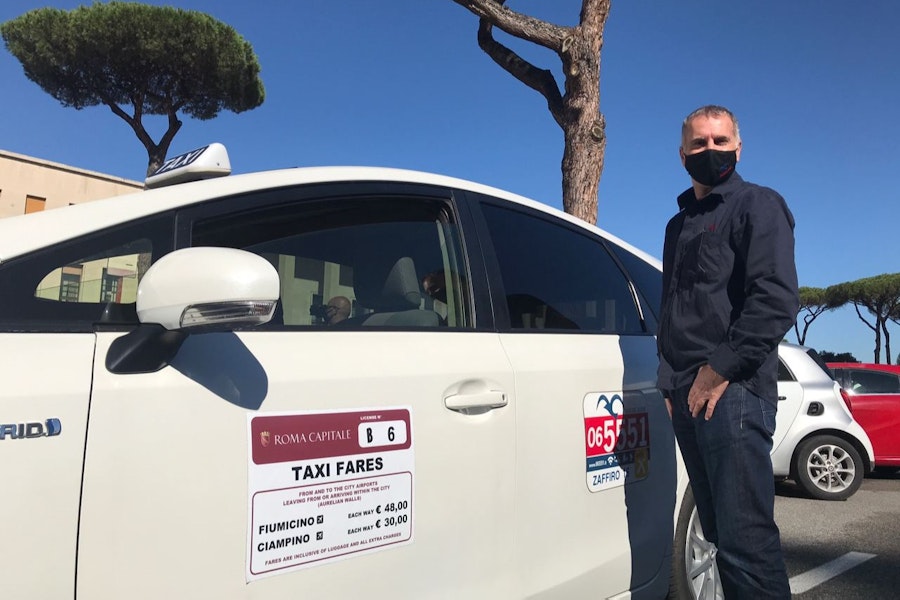 Ostia Antica Taxi Transfer från Rom