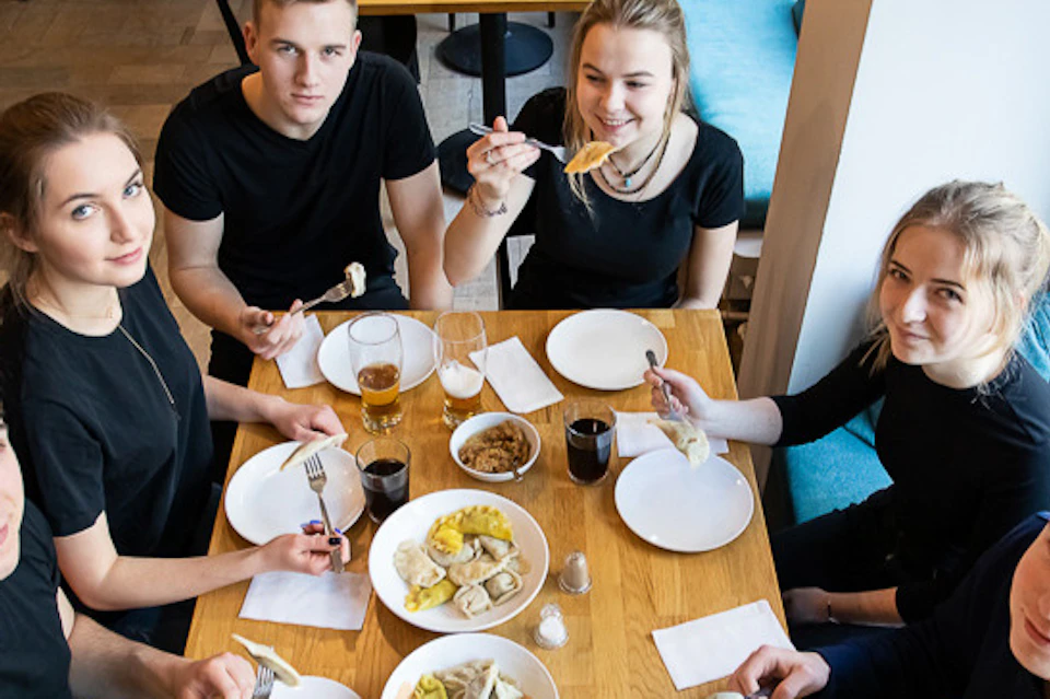 Polish dumplings cooking class