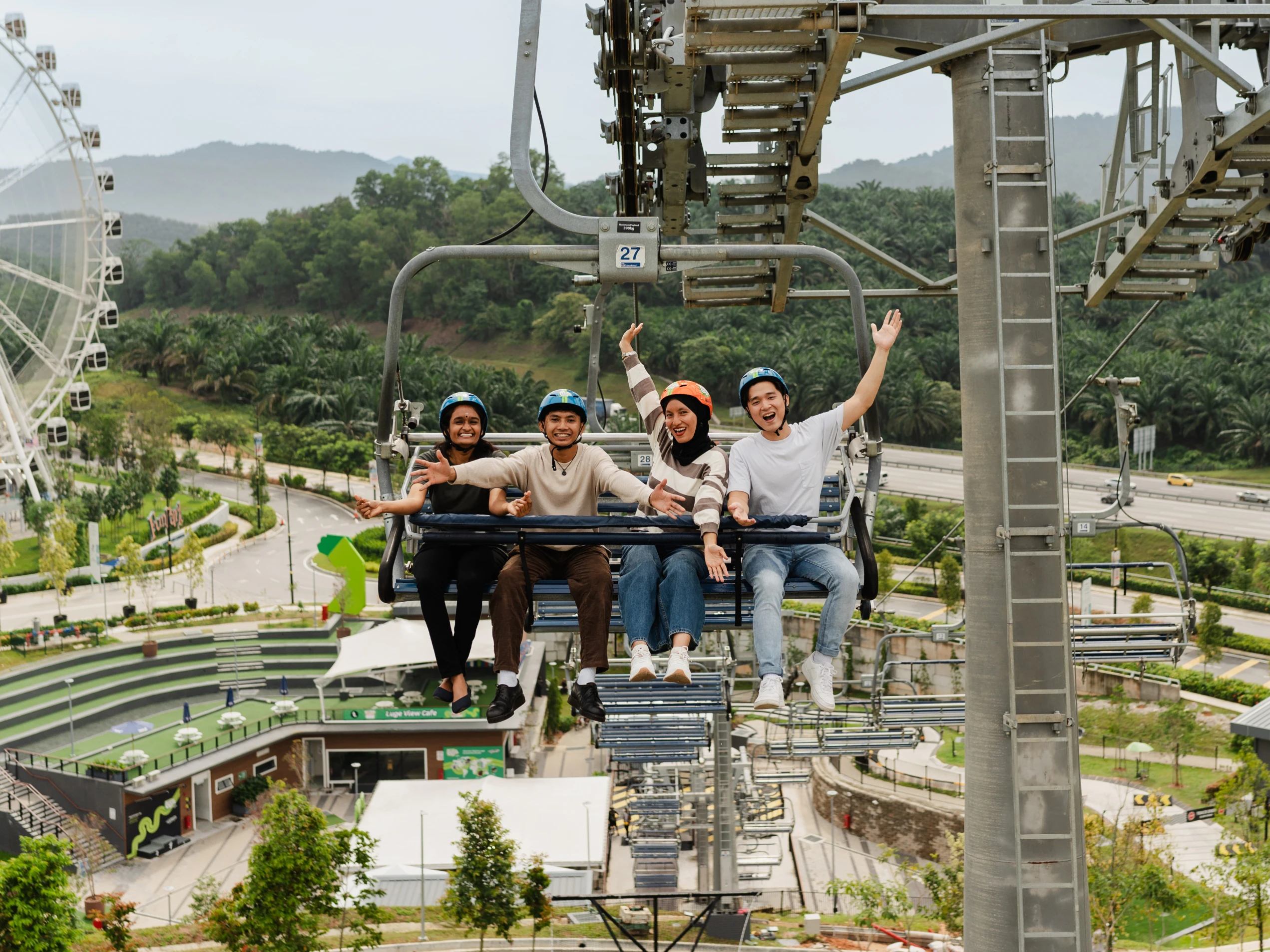 Skyline Luge Kuala Lumpur: 3 Luge Ride + Hyfly Zipline Combo