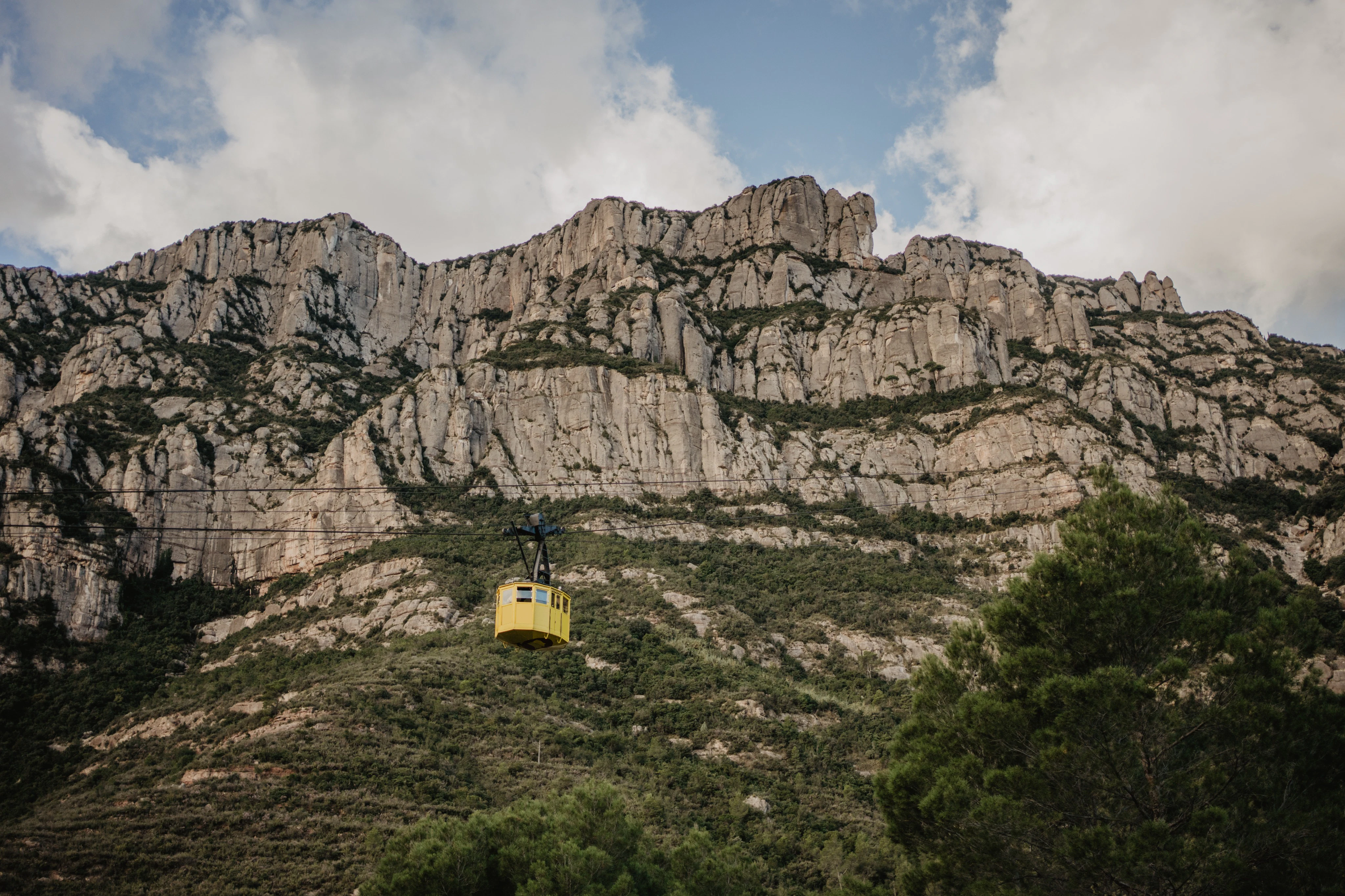 Montserrat Cable Car: Descent Trip