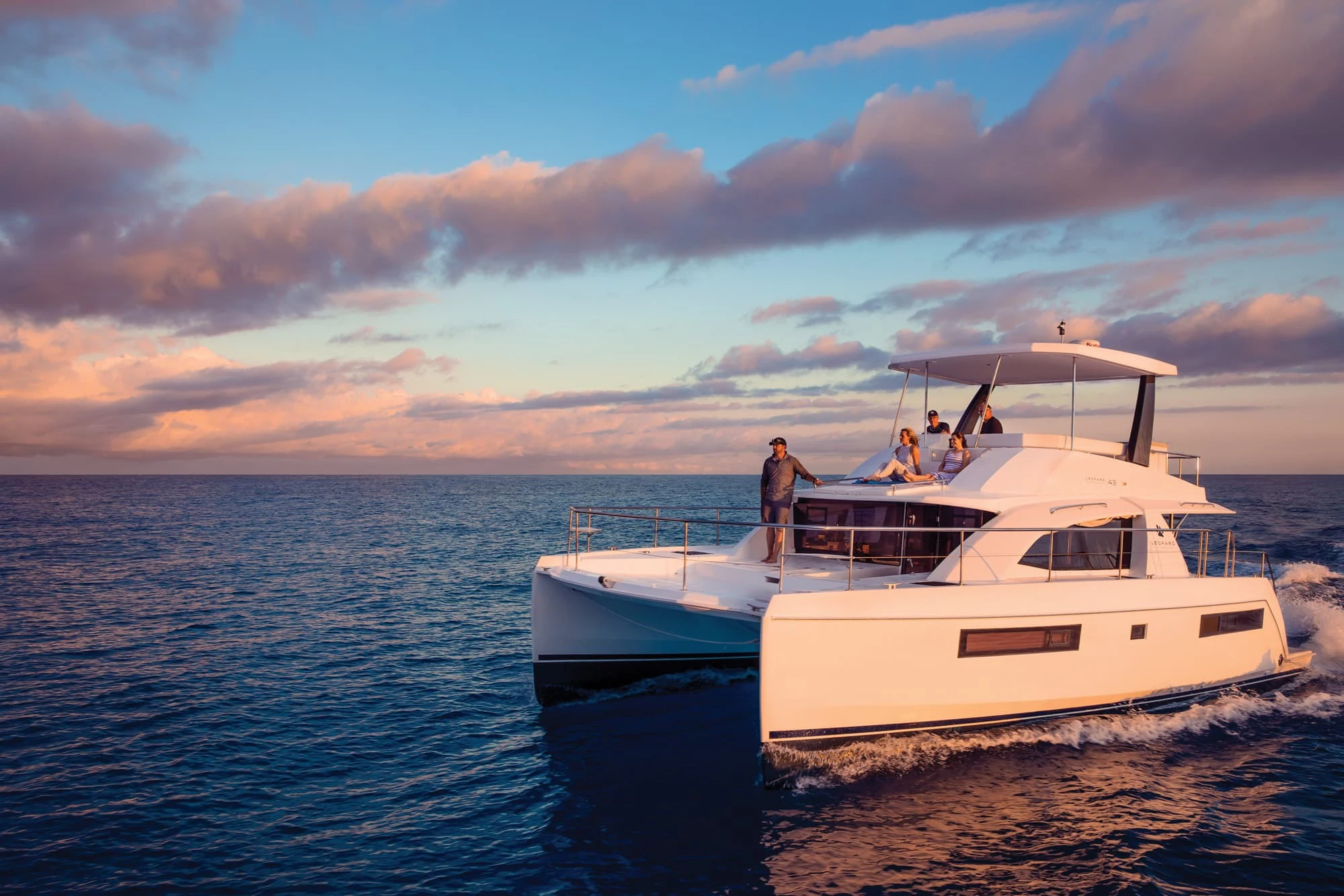 Rhodes: All-Inclusive Sunset Cruise on Power Catamaran "Boss"