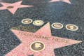 Зона на Аллее славы в Голливуде со звездой-репликой, которая сфотографировалась с персональной звездой #Memorabilia