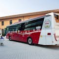 Πρωτόκολλο μεταφοράς με λεωφορείο στο εσωτερικό του Μουσείου Casa Enzo Ferrari της Μόντενα