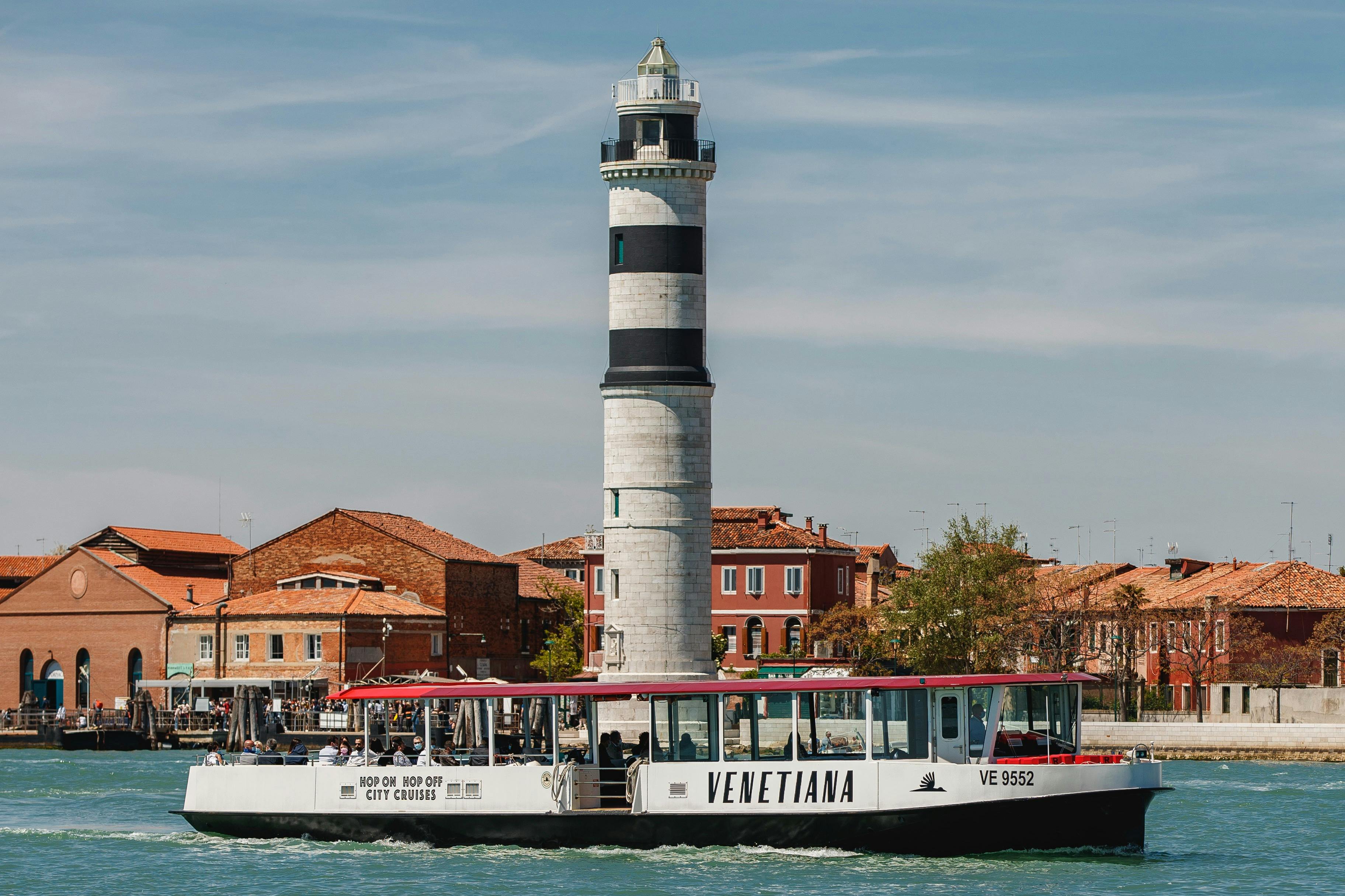 Venice: 24-Hour HOHO Boat + Murano, Burano & Torcello