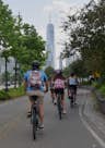Ride through the Hudson River bike path