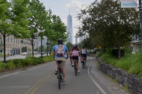 Cykla genom Hudsonflodens cykelväg