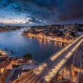 Vue de nuit sur Porto