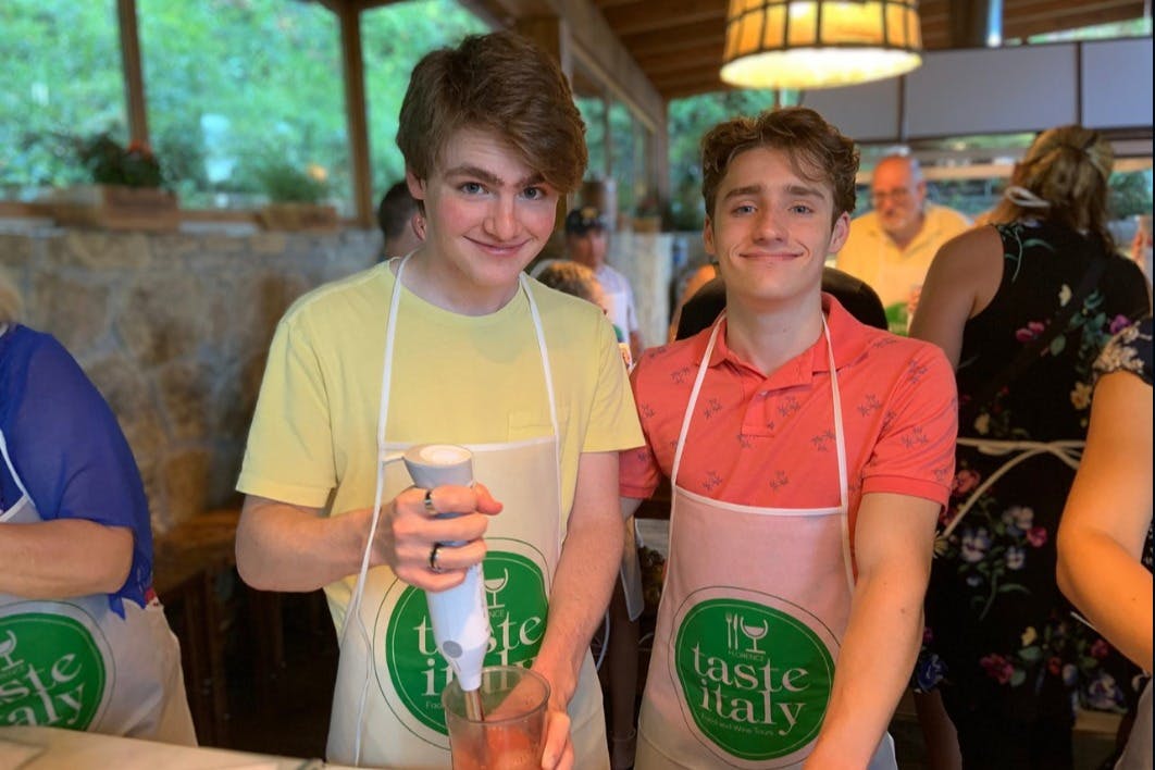 이탈리아에서 젤라토 만들기