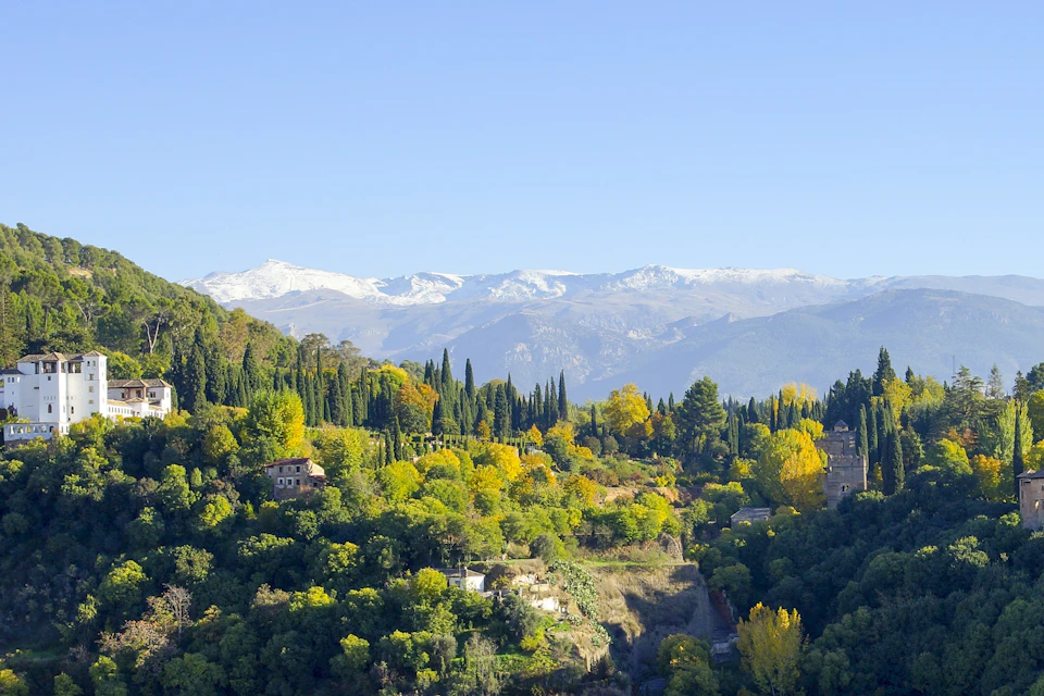 Vista de la Alhambra y el Generalife