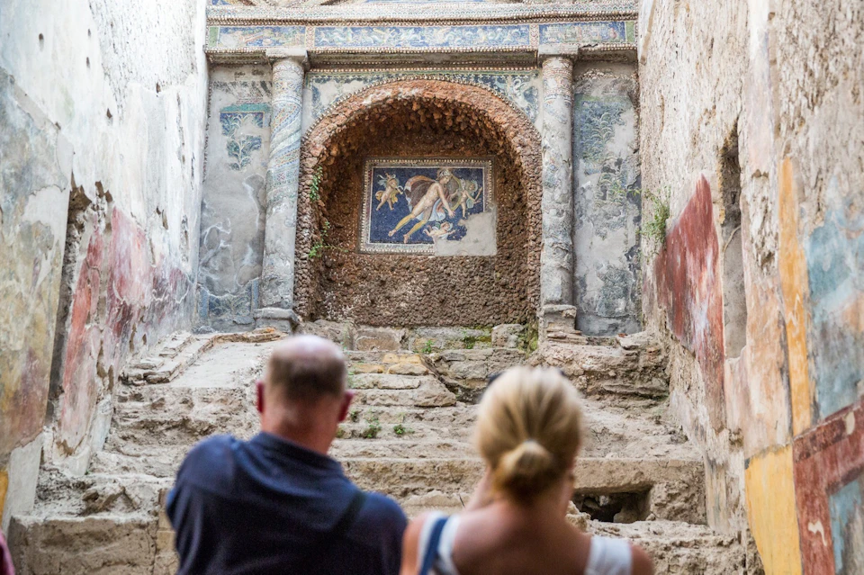 Frescoes in Pompeii