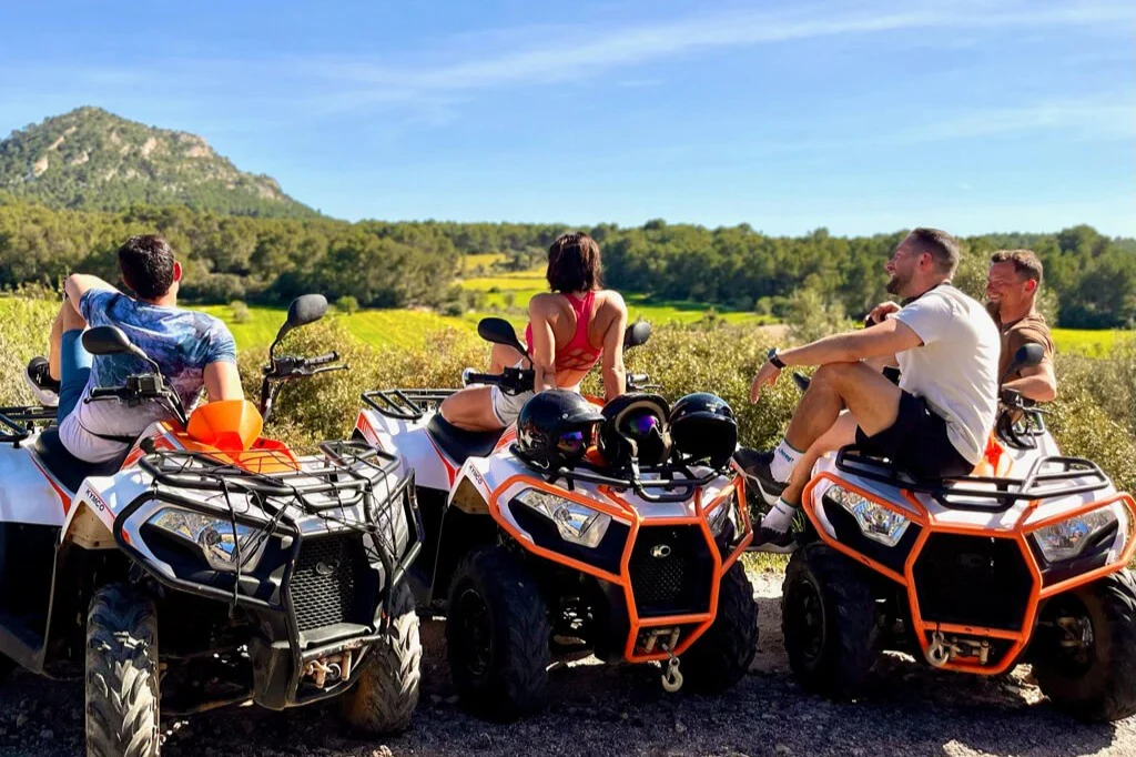 Mallorca: Guided Quad Bike Tour + Snorkeling + Cliff Jumping
