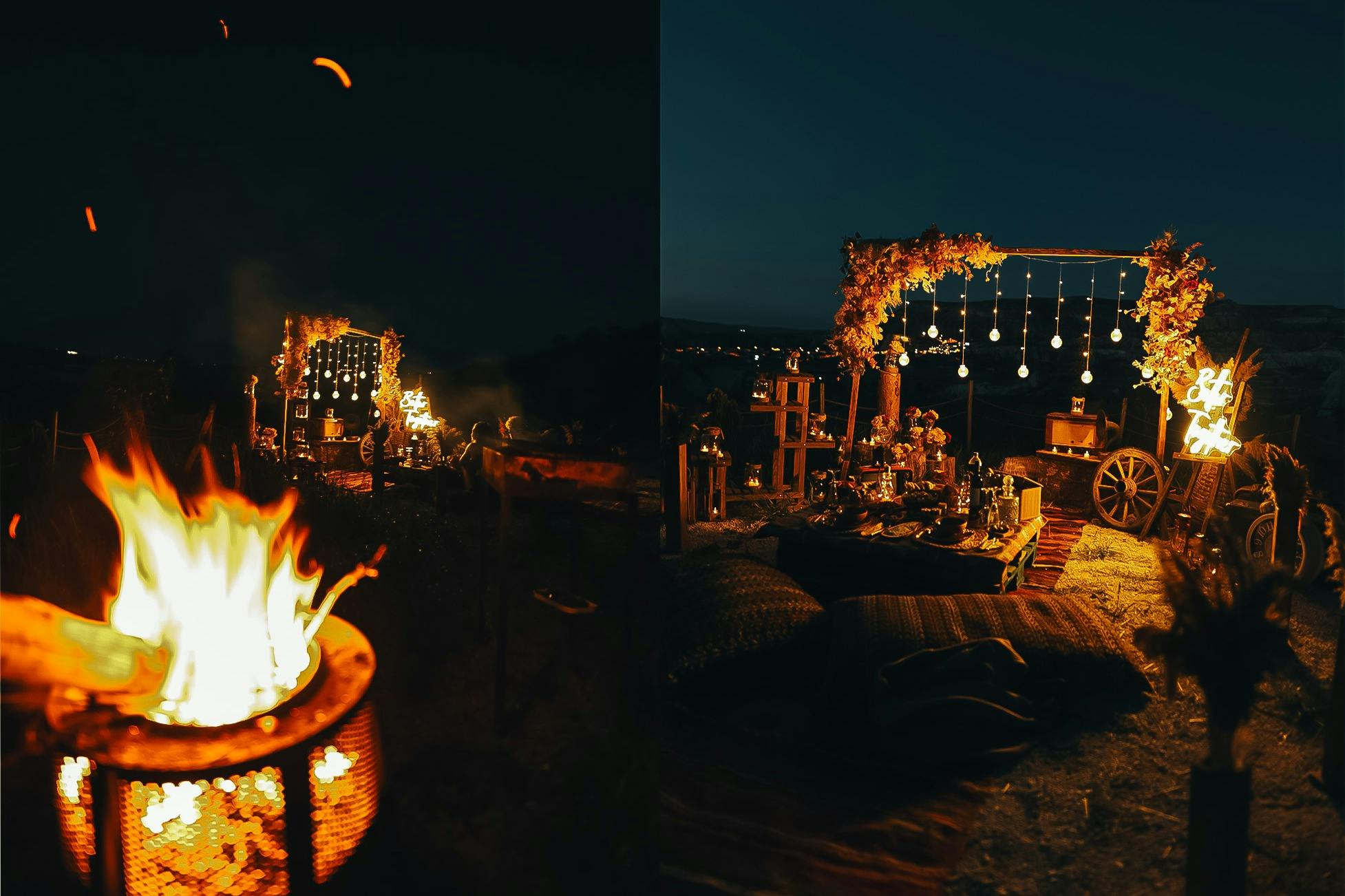 Ρομαντικό Εννοιολογικό Δείπνο στην Κοιλάδα της Καππαδοκίας