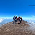 In cima al Cratere di Nord Est dell'Etna