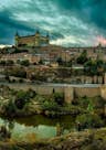 Panoramiczny widok na Toledo