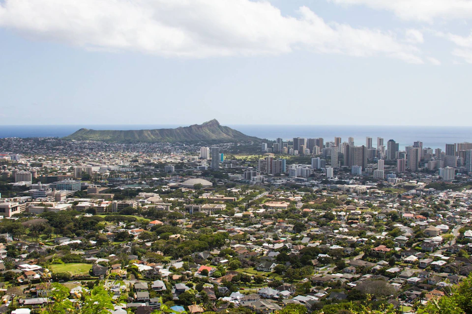 Diamond Head view from Tantulus