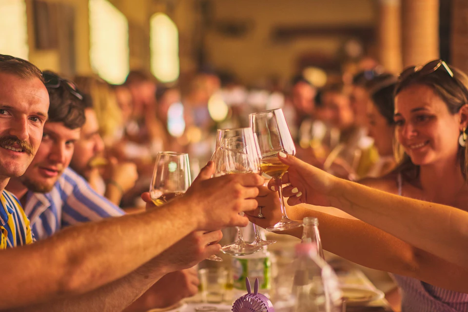 Toast with your companions