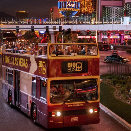 Las Vegas: Night Open Top Bus Tour + Neon Museum Evening Entry - Photo 6