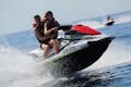 For couples, friends or family!
Alone or two on the jet ski (driver and passenger can swap)