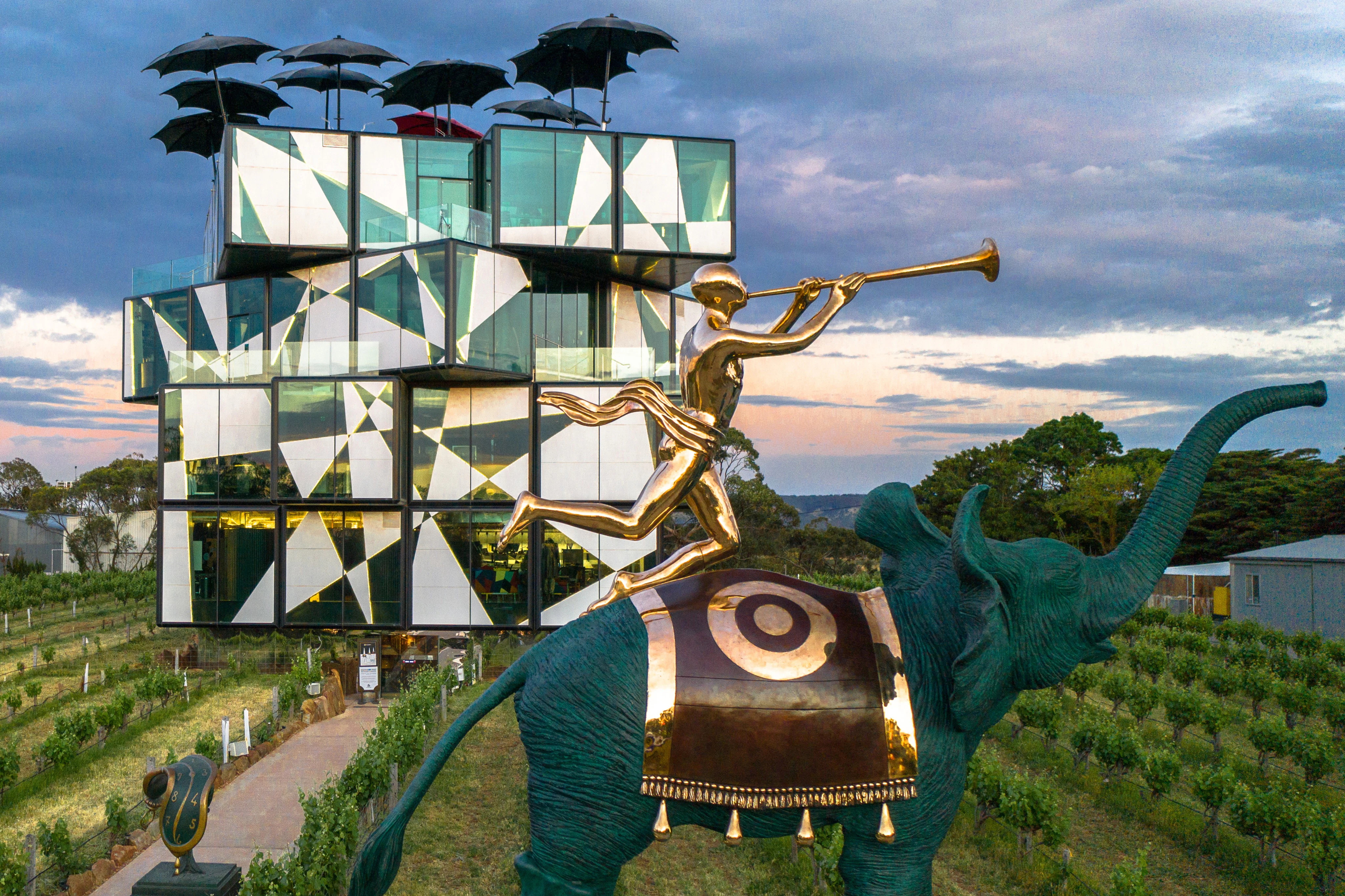 d'Arenberg Cube: Guided Tour + Wine Tasting + Salvador Dali Exhibiton Entry