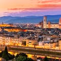 Uitzicht op Florence bij avond