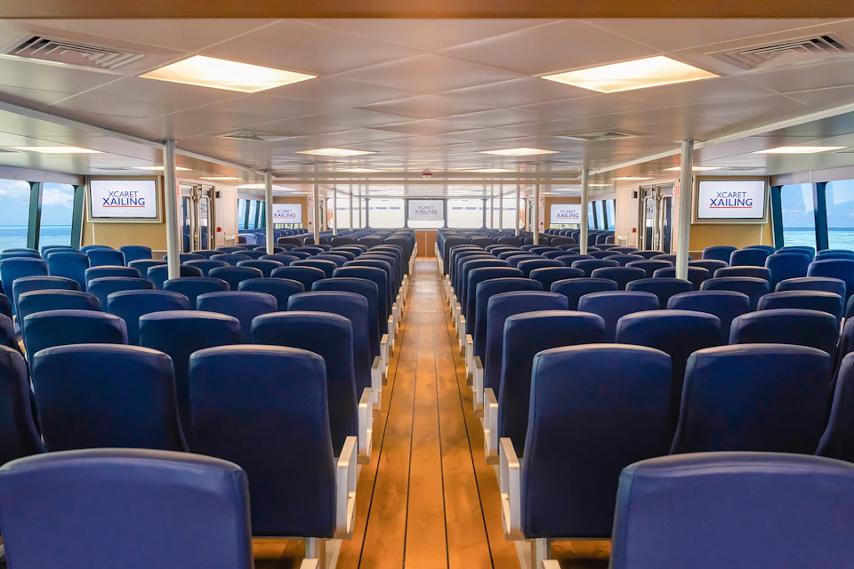 Inside ferry